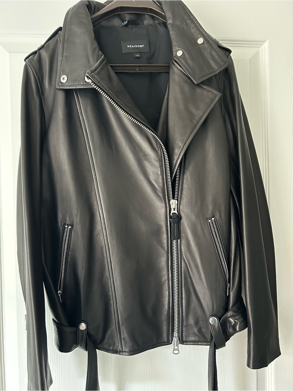 Mackage Leather Moto Jacket